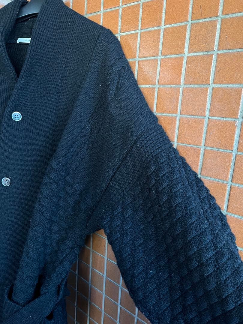 YASHIKI Ginrei Knit Coat ニットコート ガウン