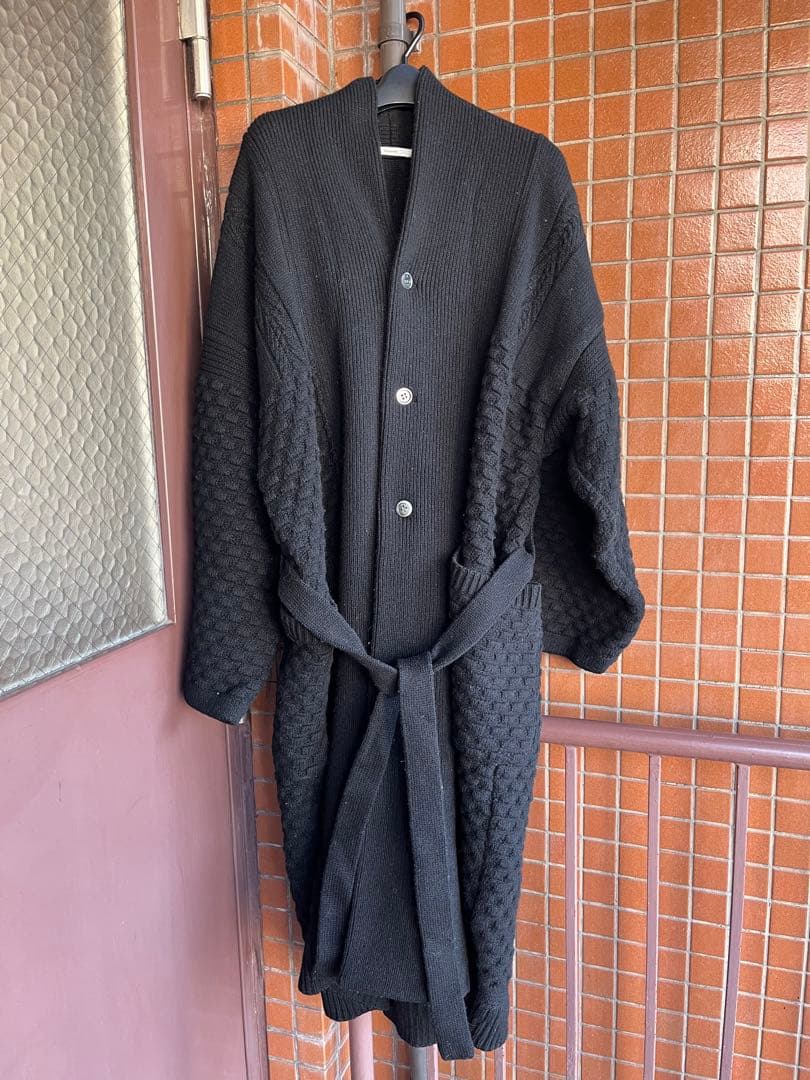 YASHIKI Ginrei Knit Coat ニットコート ガウン
