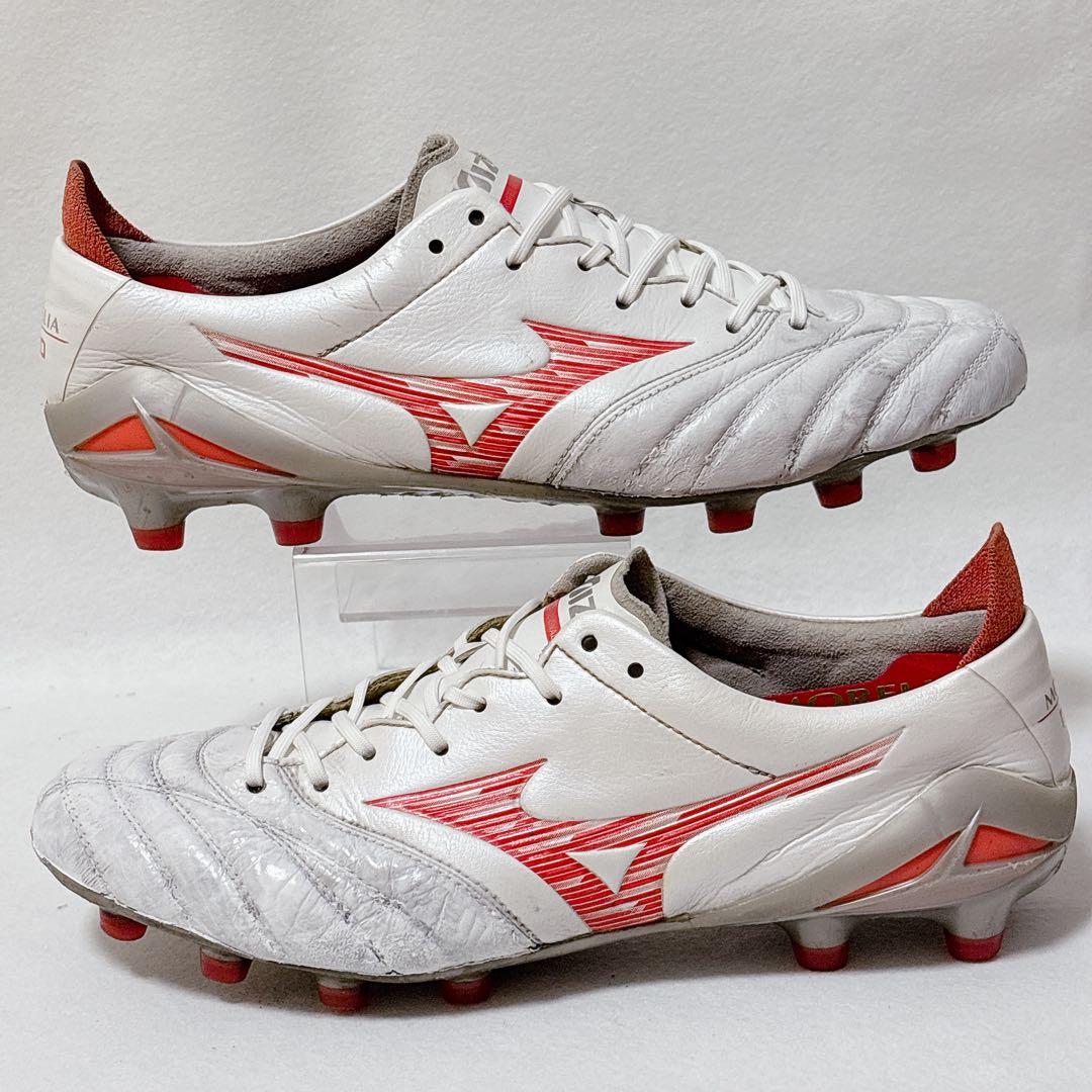 モレリアネオ 4 エリート ホワイト　25.5cm　白　レッド　限定