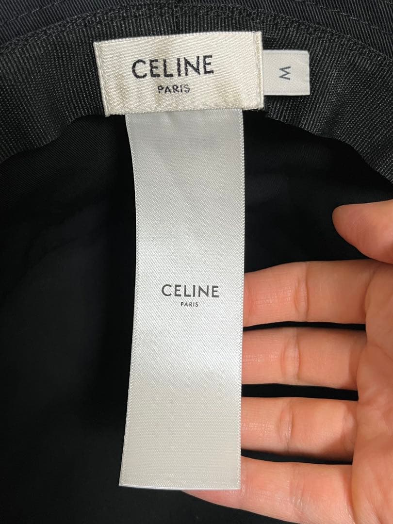【最終値下げ】CELINE トリオンフ バケットハット ブラック Mサイズ