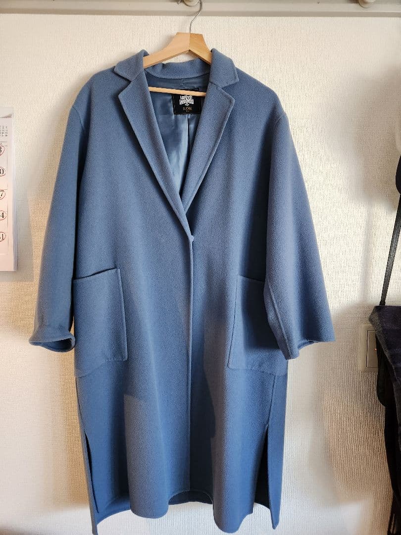 SLOBE IENA　HAMILTONダブルフェイスウールロングコート