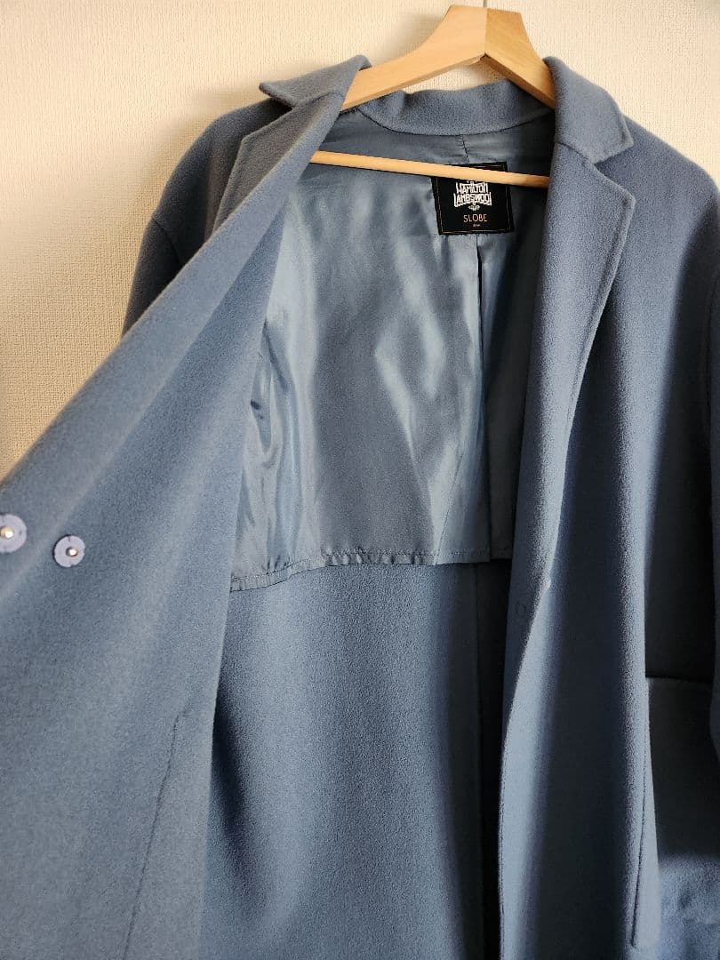 SLOBE IENA　HAMILTONダブルフェイスウールロングコート