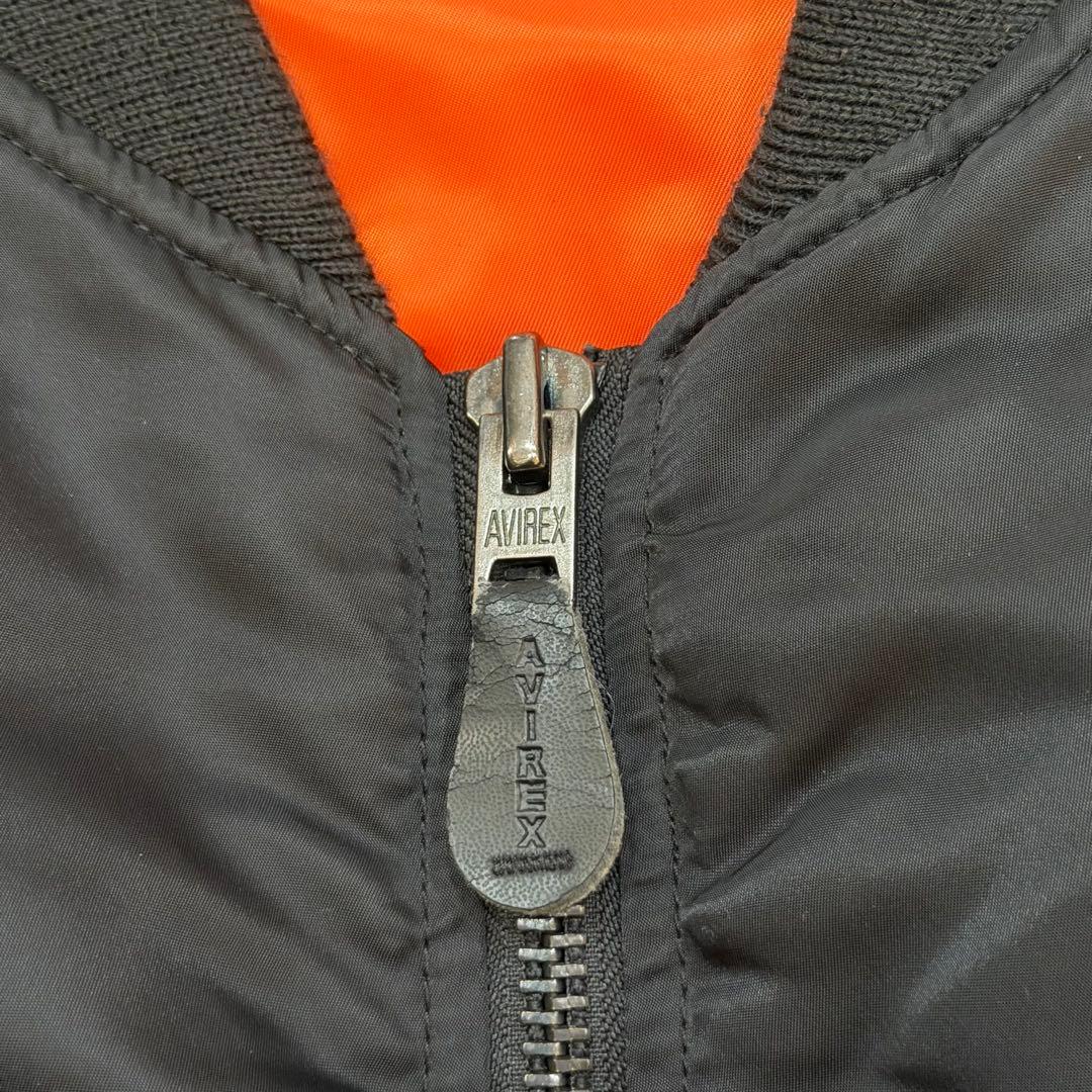 1944　AVIREX　MA-1フライトジャケット　黒　Sサイズ　ブラック