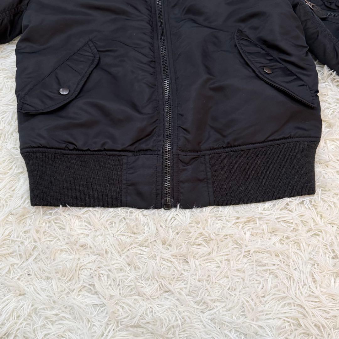 1944　AVIREX　MA-1フライトジャケット　黒　Sサイズ　ブラック