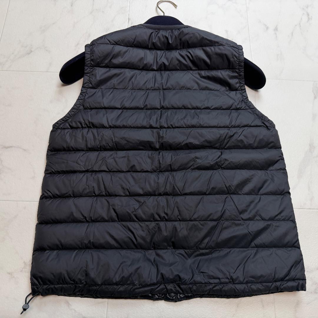 DANTON ダウンベスト ブラック #36 ダウン フェザー