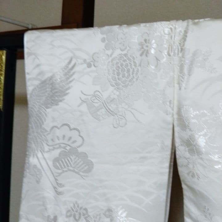 白無垢打掛け鶴御所車草木A