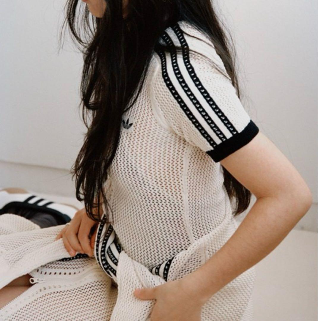 アディダス オリジナルス プレミアム クロシェ ロングワンピース M 韓国 新品