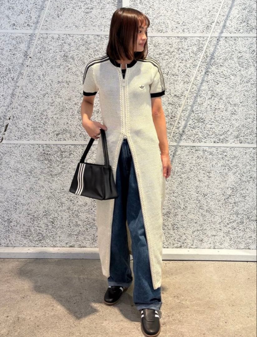 アディダス オリジナルス プレミアム クロシェ ロングワンピース M 韓国 新品