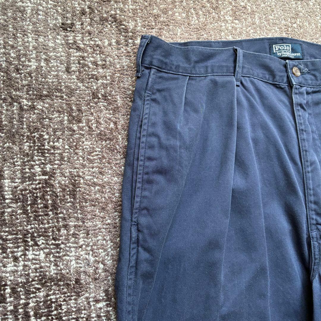 ポロチノ　初期　USA ネイビー レア　ボックスロゴ　ミントコンディション