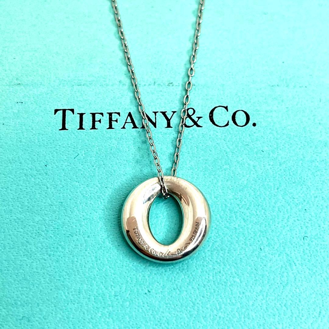 ティファニー セビアナネックレス オーバル トップ シンプル シルバー925