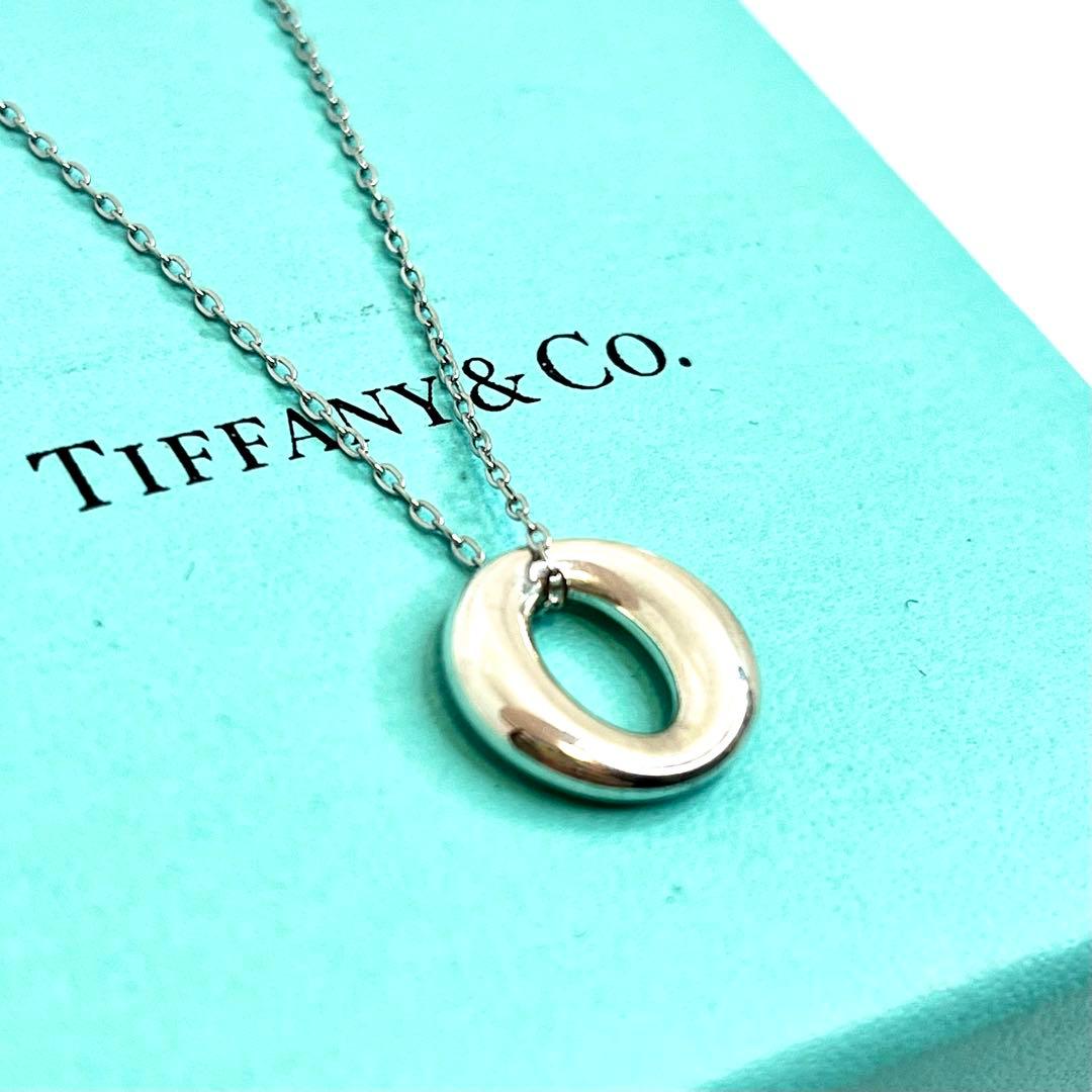 ティファニー セビアナネックレス オーバル トップ シンプル シルバー925