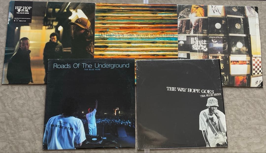 【5枚セット】THA BLUE HERB レコード盤 まとめ売り ブルーハーブ