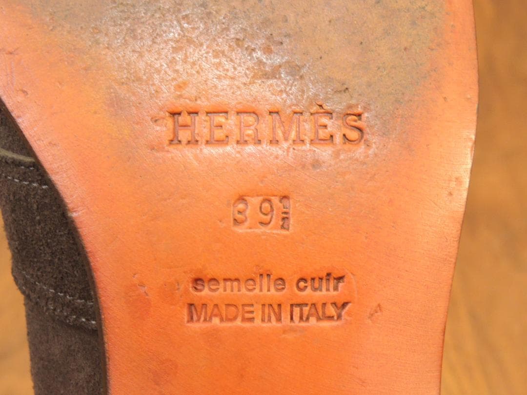 専用品　エルメス最上位ローファー　サックアデペッシュ　39.5　JP24