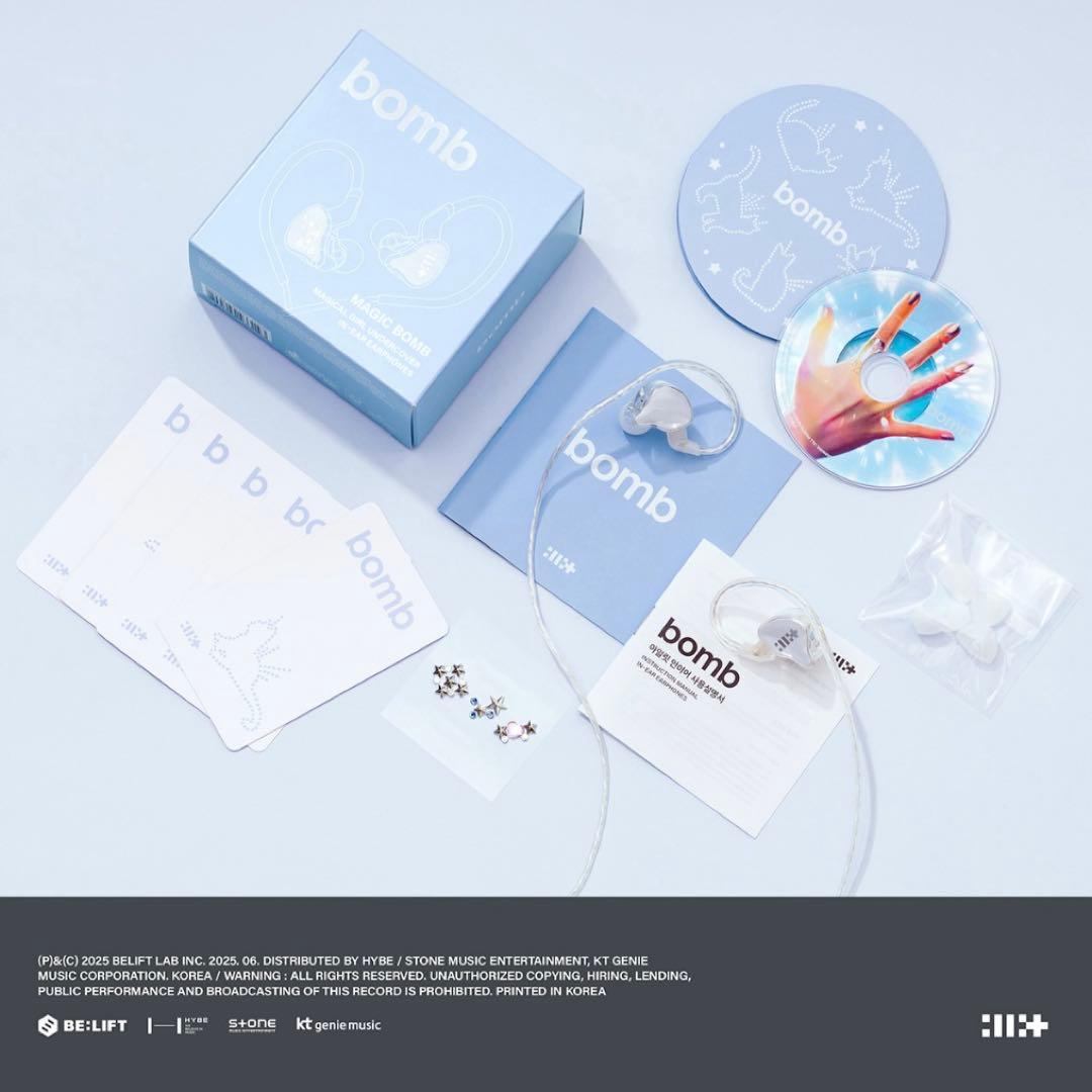 ILLIT bomb Merch ver. 盤 イヤホン イヤモニ