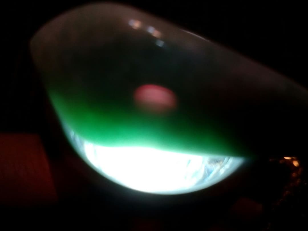 糸魚川翡翠　(翡翠：9.85g、チェーン込み：16.73g)　ネックレス　ヒスイ