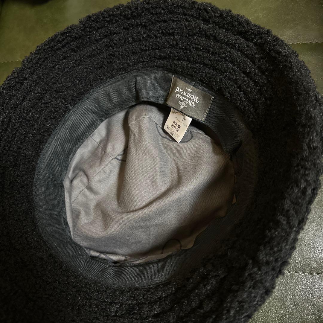 ヴィヴィアン　ボアバケットハット