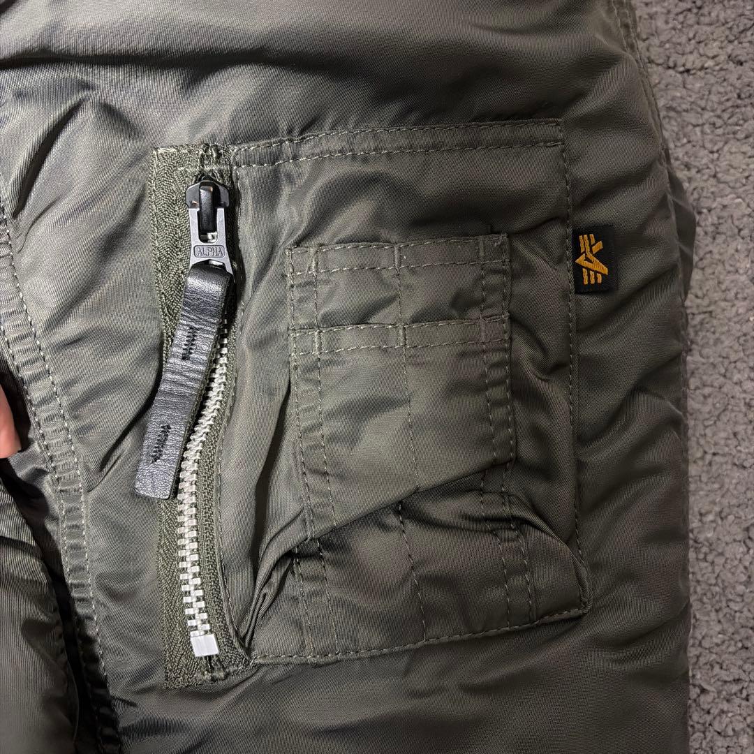ALPHA USA製N-2Bフライトジャケット カーキ 90s y2k
