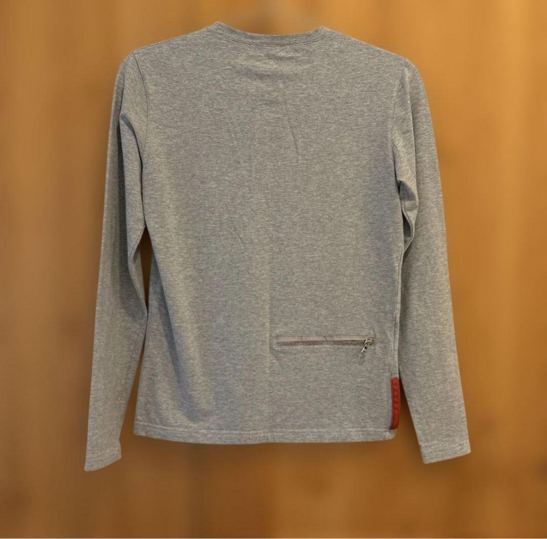 PRADA SPORT グレー 長袖 Tシャツ