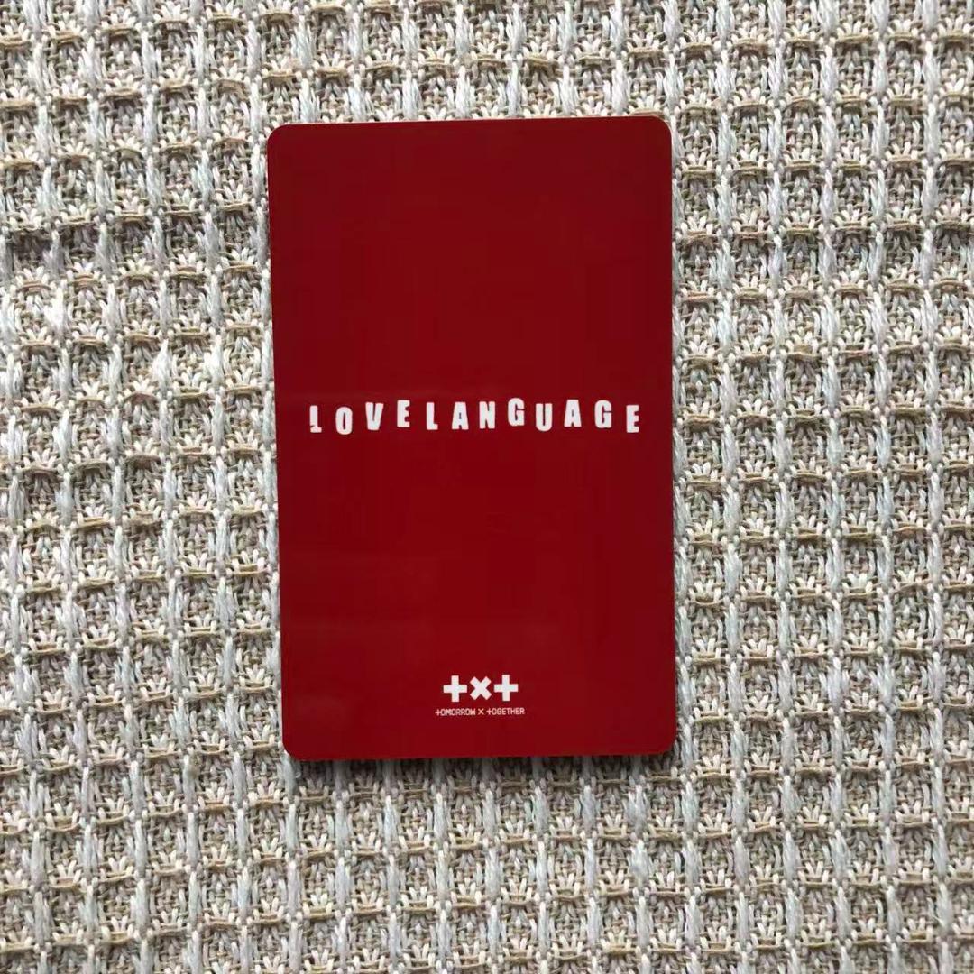 TXT Love Language スビン トレカ LINE MUSIC