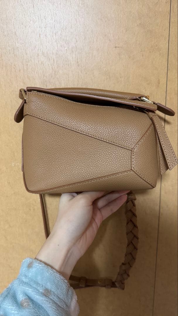 レザーバッグ Loewe puzzle miniバッグ　レザーバッグ　2WAY