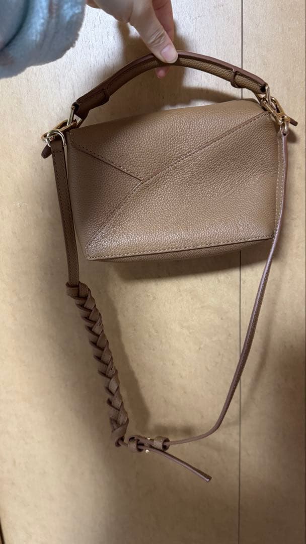 レザーバッグ Loewe puzzle miniバッグ　レザーバッグ　2WAY