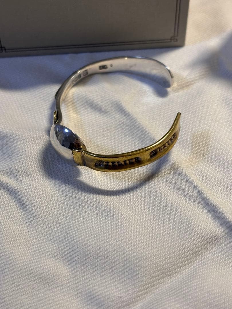 【新品未使用】 Atelier dantan/アトリエダンタン/スプーンバングル