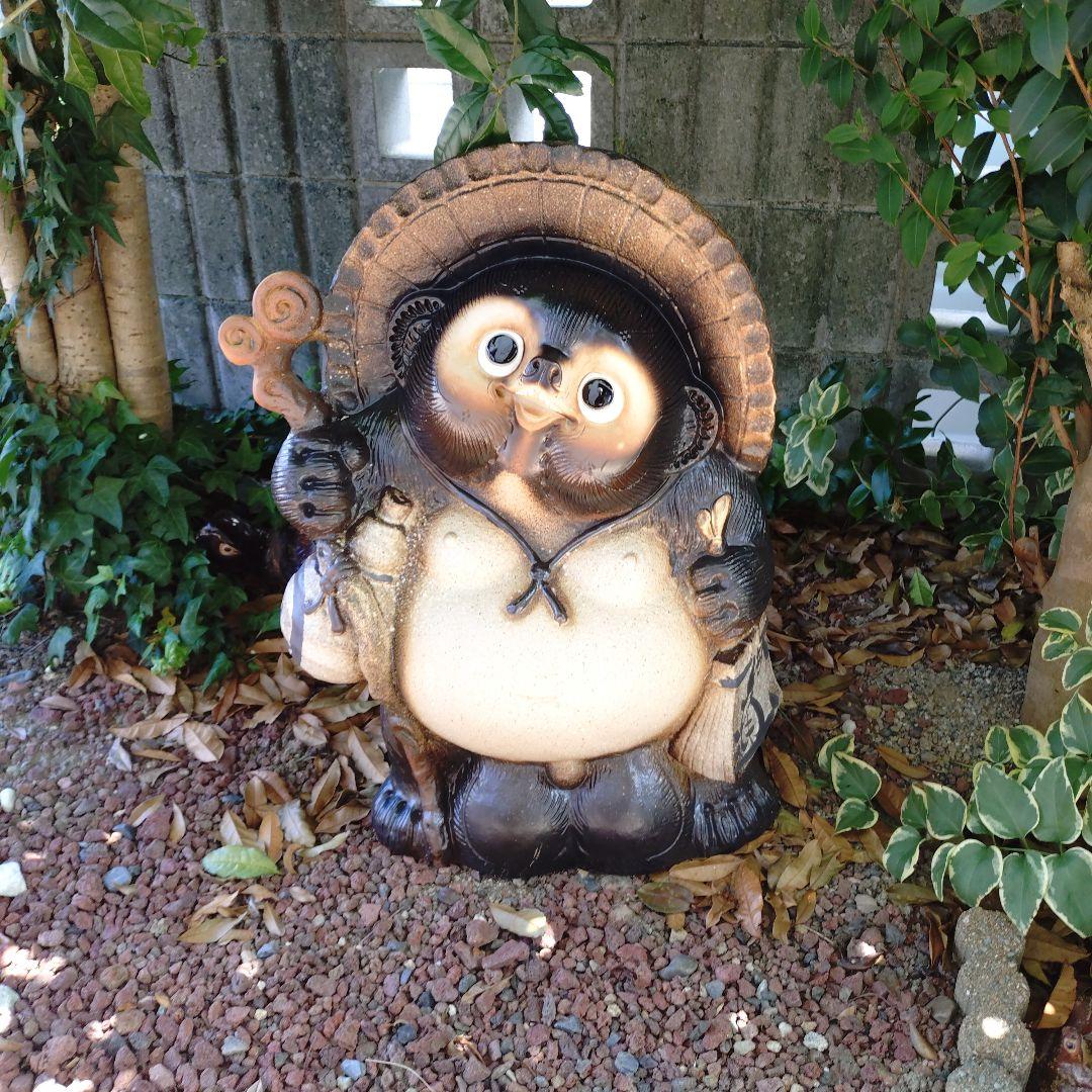 信楽焼　20号福狸　高さ65㌢　古信楽　狸　たぬき　タヌキ