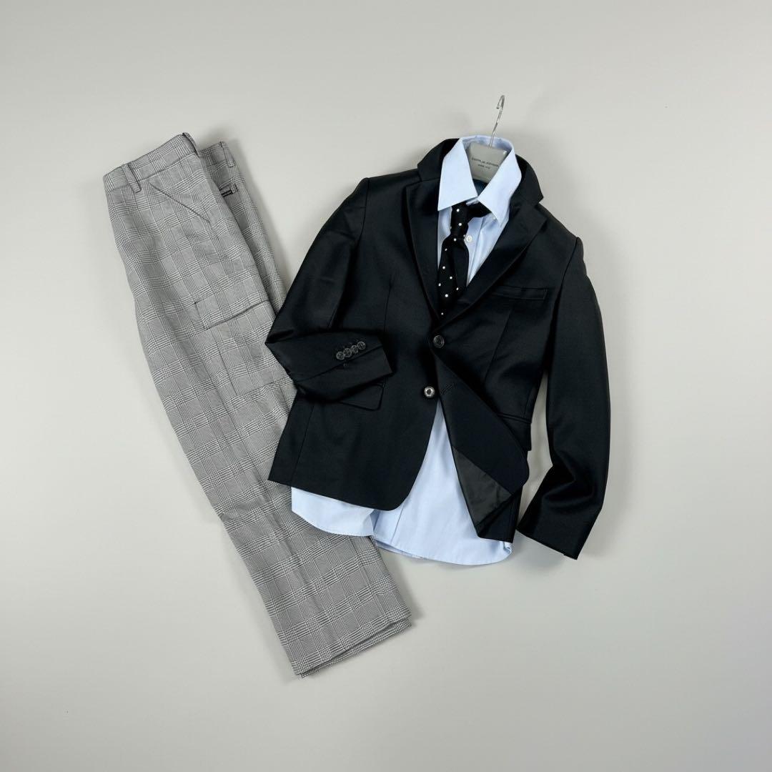 極美✨COMME CA ISM フォーマルスーツ 160 卒業式　4点セット