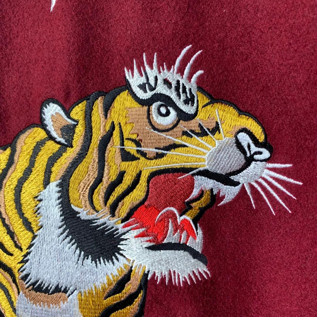 avirex カーコート XXL スカジャン スタジャン スーベニア 虎 刺繍