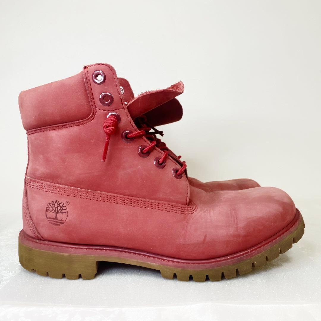 【k】ティンバーランド レッド 6インチ プレミアムブーツ メンズ 27