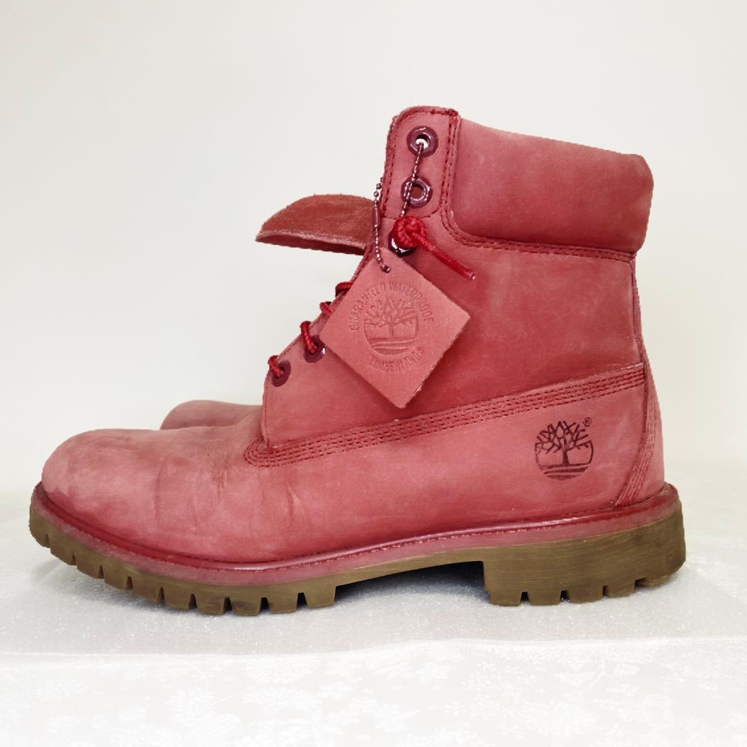 【k】ティンバーランド レッド 6インチ プレミアムブーツ メンズ 27