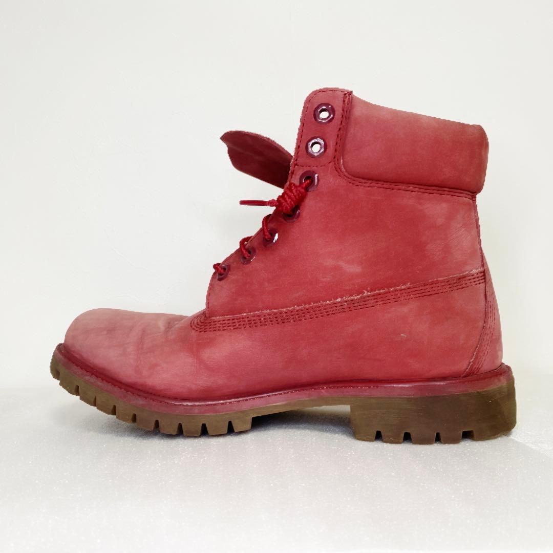 【k】ティンバーランド レッド 6インチ プレミアムブーツ メンズ 27