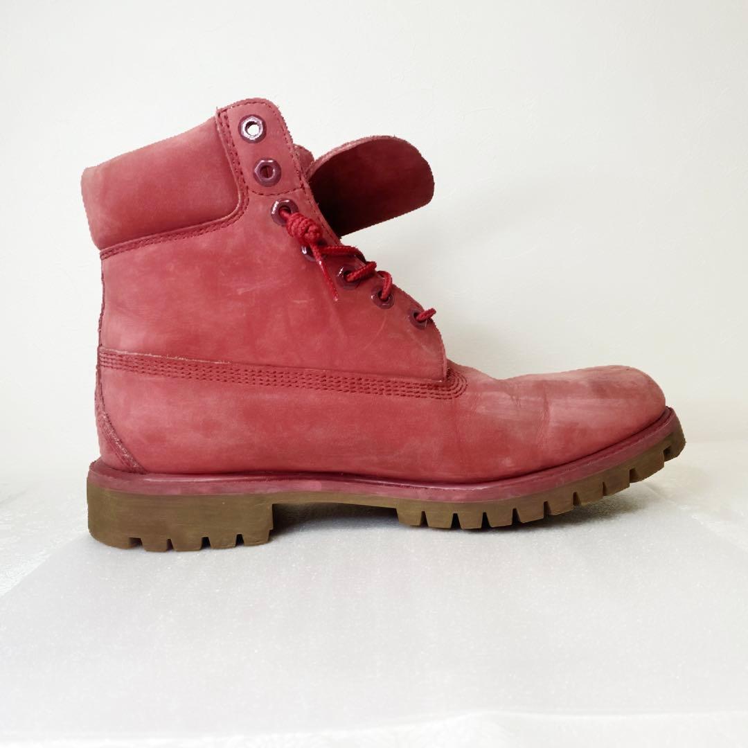 【k】ティンバーランド レッド 6インチ プレミアムブーツ メンズ 27