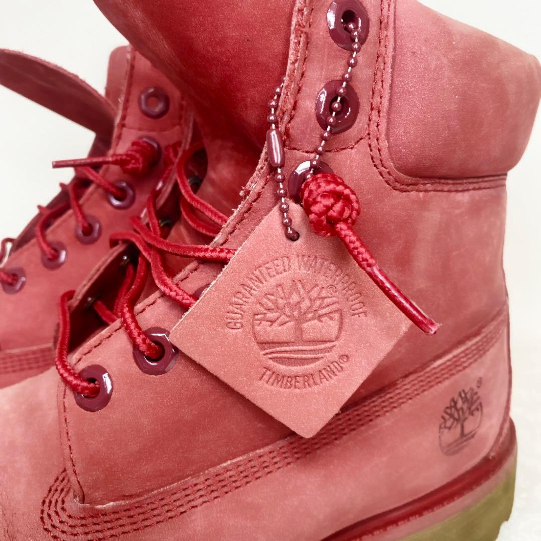 【k】ティンバーランド レッド 6インチ プレミアムブーツ メンズ 27