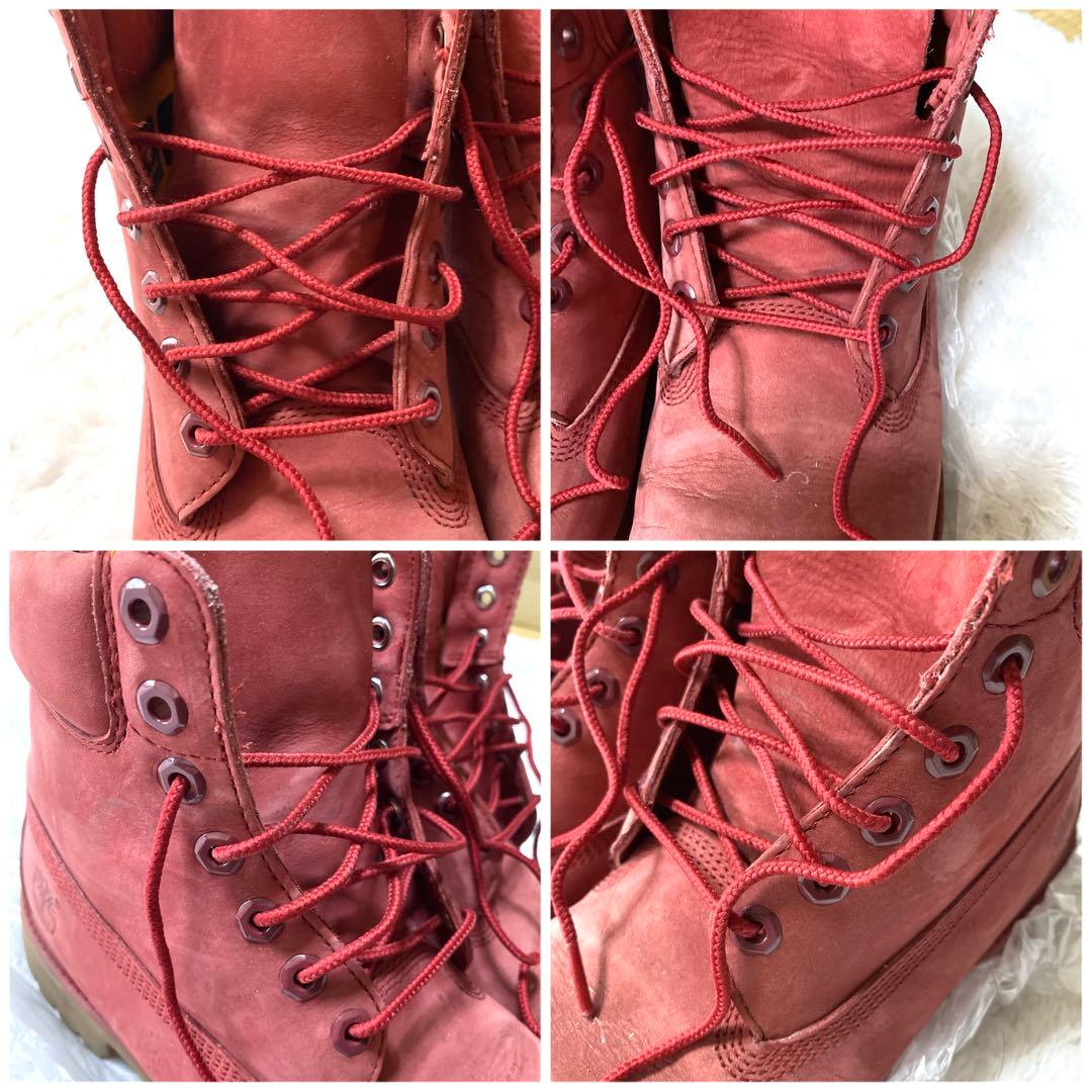 【k】ティンバーランド レッド 6インチ プレミアムブーツ メンズ 27