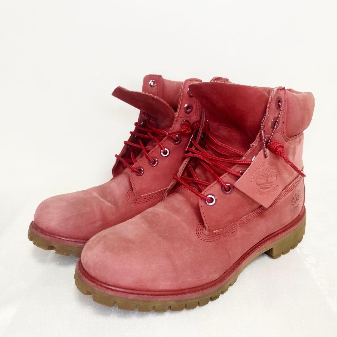 【k】ティンバーランド レッド 6インチ プレミアムブーツ メンズ 27
