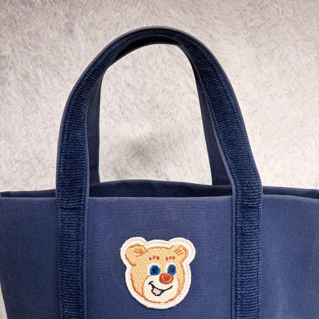 LOVERARY BY FEILER オールドテディ ワッペントートバッグ 小