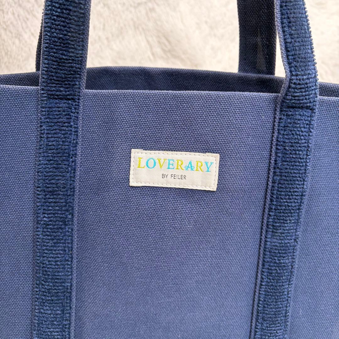 LOVERARY BY FEILER オールドテディ ワッペントートバッグ 小