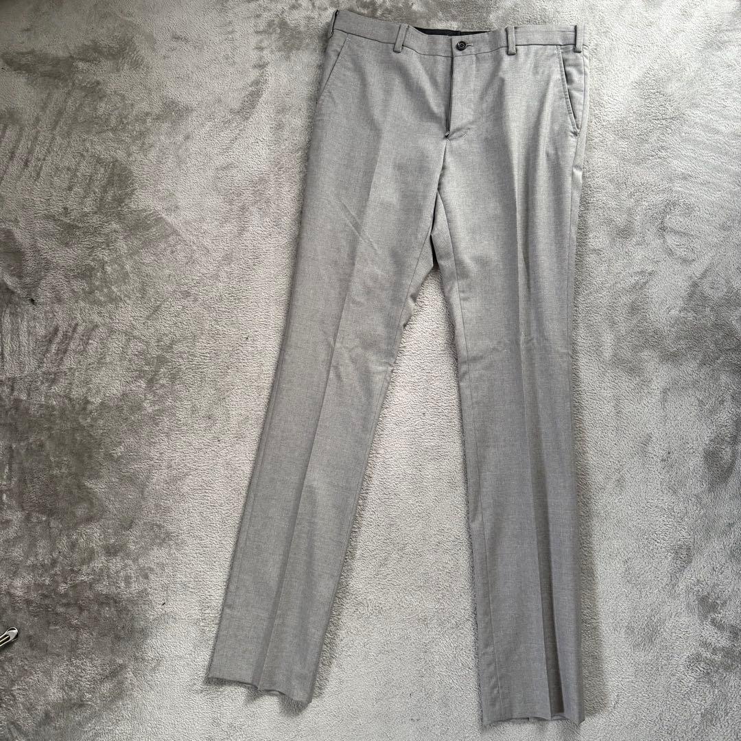 ジョンローレンスサリバン スーツセットアップ ウール100% グレー 34 36