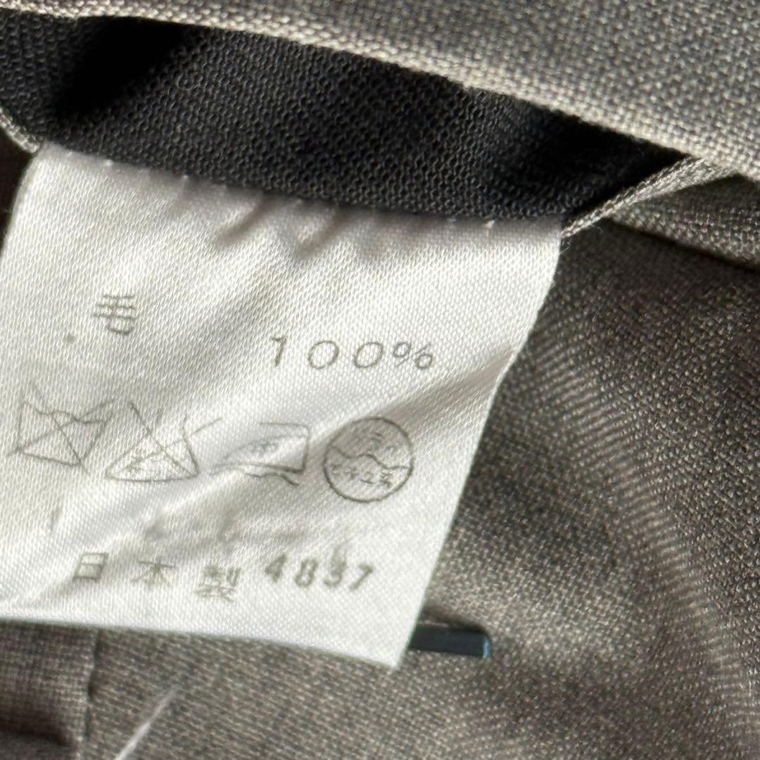 ジョンローレンスサリバン スーツセットアップ ウール100% グレー 34 36