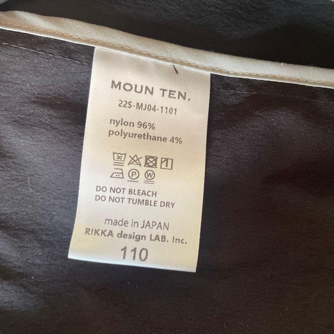 MOUN TEN. マウンテン　ジャケット　110㎝　ブラック