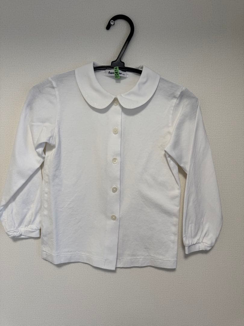 ファミリア 女児アンサンブル、ブラウスセット120cm 小学校受験