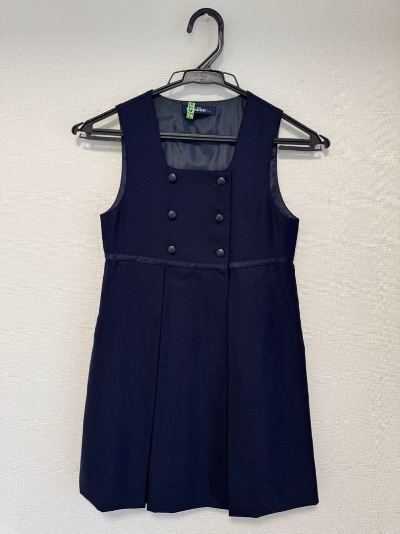 ファミリア 女児アンサンブル、ブラウスセット120cm 小学校受験