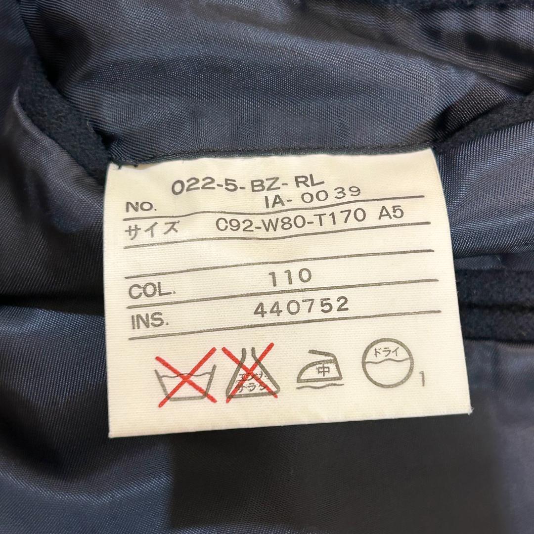 人気　ラルフローレン　紺ブレ　テーラードジャケット　ワッペン　王冠　A5