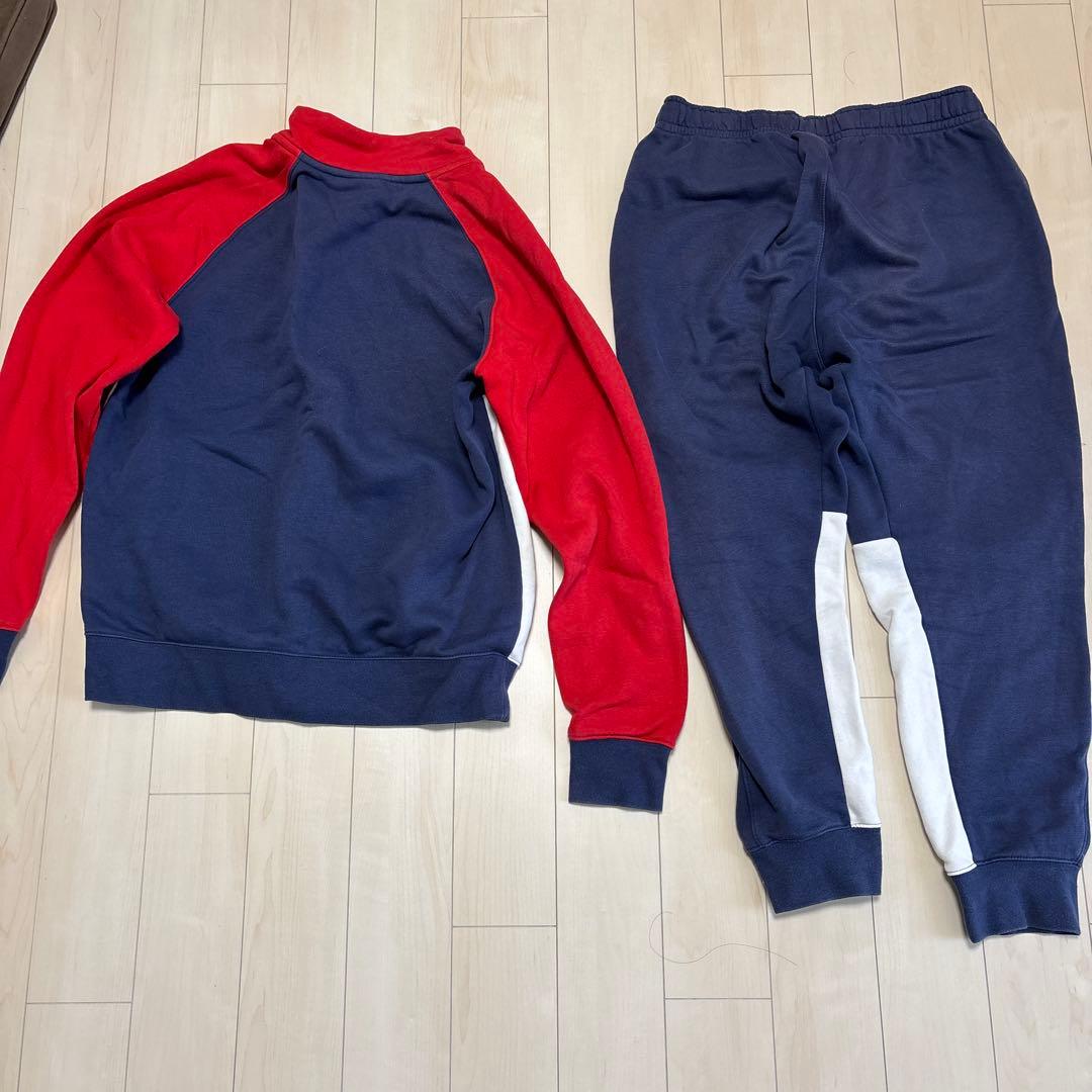 Nike ジャージ上下セット M ネイビー/レッド