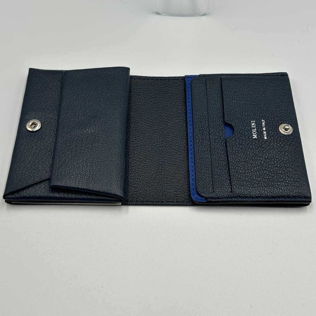 【MOLINI】Bifold Compact Wallet イタリア製 折り財布