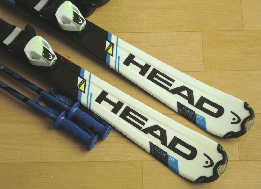 ■■1月限定■送料無料■HEAD■子供用スキーセット■117/22■WAX済■■