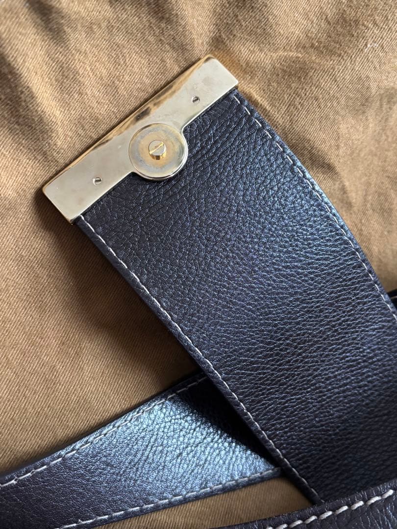 GUCCI/グッチシマ セミショルダーバッグ/美品/国内百貨店購入