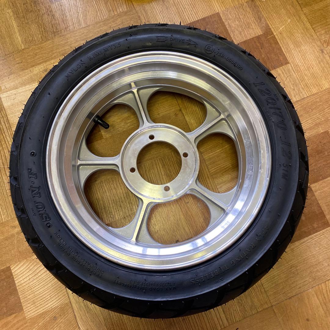 ホイール、タイヤセット12インチ　モンキー　2本セット