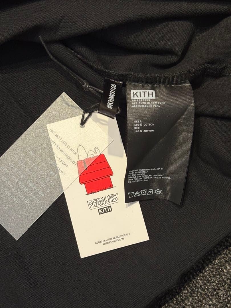 Kith Peanuts Serif Tee 半袖Tシャツ L